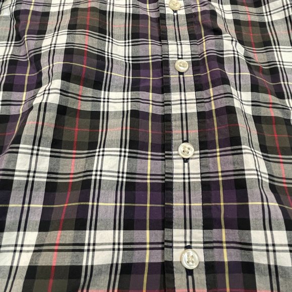 Boys Ralph Lauren Windowpane Plaid Button Up Shirt - Picture 2 of 5